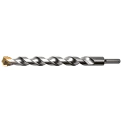 Century Drill & Tool Sonic 1 in. X 12 in. L Carbide Tipped Masonry Drill Bit 3-Flat Shank 1 pc