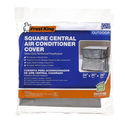 Frost King 30 in. H X 34 in. W Square Outdoor Central Air Conditioner Cover