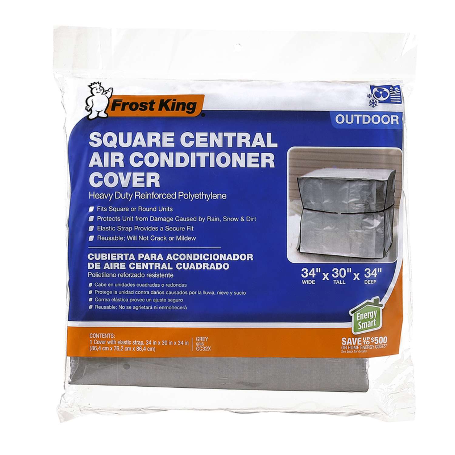 Rectangular central deals air conditioner cover