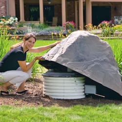 DekoRRa Products Gray Polyethylene 30 in. H X 56 in. L X 42 in. W Artificial Landscape Enclosure Out