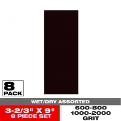 Diablo 9 in. L X 3-2/3  W Assorted Grit Silicon Carbide All Purpose Sandpaper 8 pk
