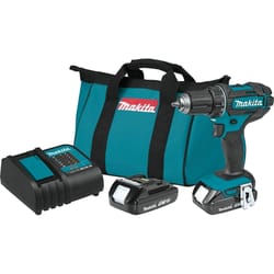 Makita 18V LXT 1/2 in. Brushed Cordless Drill/Driver Kit (Battery & Charger)