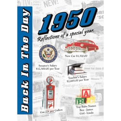 Back In The Day 1950 Reference Book