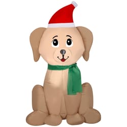 Gemmy Christmas Inflatable Golden Retriever 42 in. Inflatable