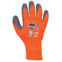 Ergodyne ProFlex Unisex Coated Lightweight Winter Work Gloves Orange XL 1 pair
