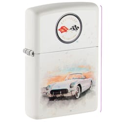 Zippo White 214 Chevrolet Lighter 2 oz 1 pk