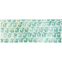 Simple Spaces 21 in. W X 54 in. L Multi-Color Dancing Waves Polyester Accent Rug