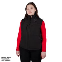 Milwaukee M12 Axis S Sleeveless Women's Full-Zip Heated Vest Black