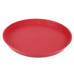 Chef Craft Red Plastic Round Serving Platter 16 in. D 1 pk