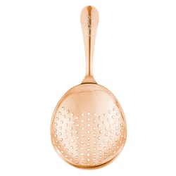 Final Touch Bronze Stainless Steel Julep Strainer