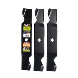 MaxPower 54 in. Standard Mower Blade Set For Riding Mowers 3 pk
