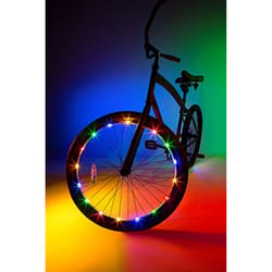 Brightz Wheel Brightz Multicolor LED Bike Accessory ABS Plastics, Polyurethane, Silicone/Rubber, Iro