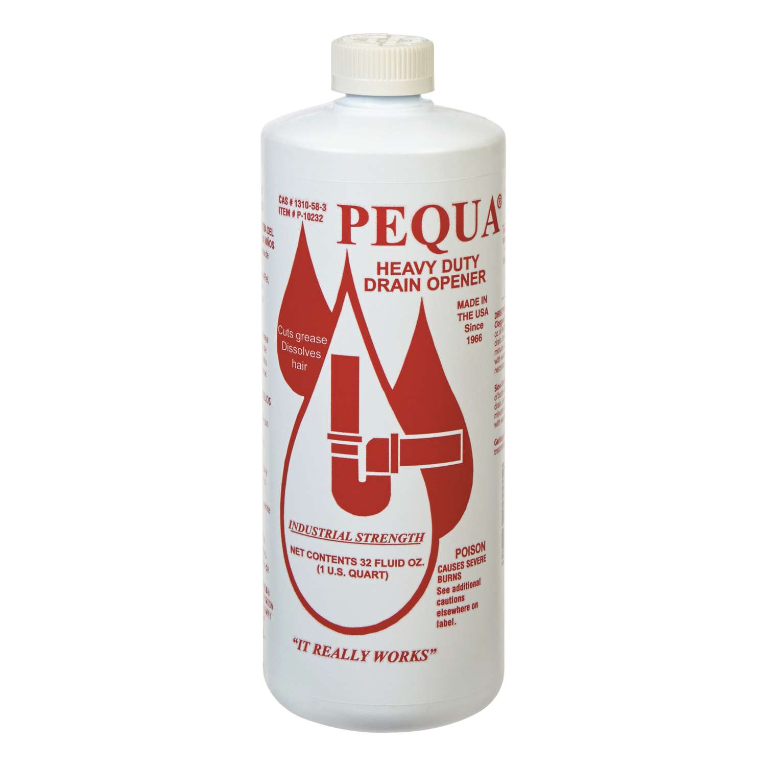 Pequa Liquid Professional Strength Drain Cleaner 32 oz Ace Hardware