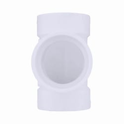 Charlotte Pipe Schedule 40 2 in. Hub X 2 in. D Hub PVC Vent Tee 1 pk