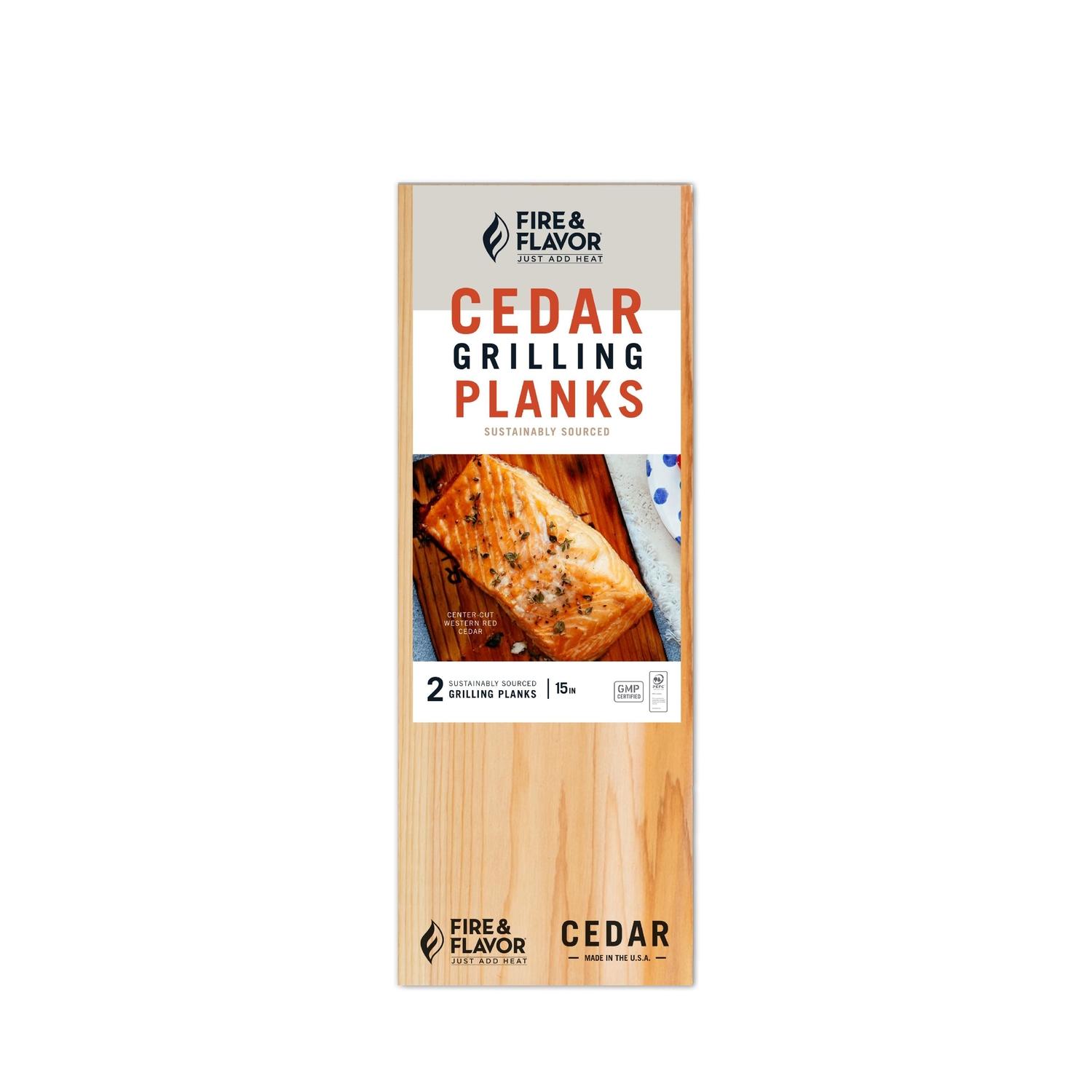 Fire & Flavor Cedar Grilling Plank