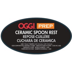 OGGI Black Ceramic Spoonrest