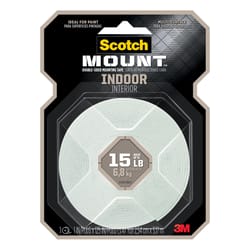 Scotch Mount 125 in. L X 1 in. W Mounting Tape