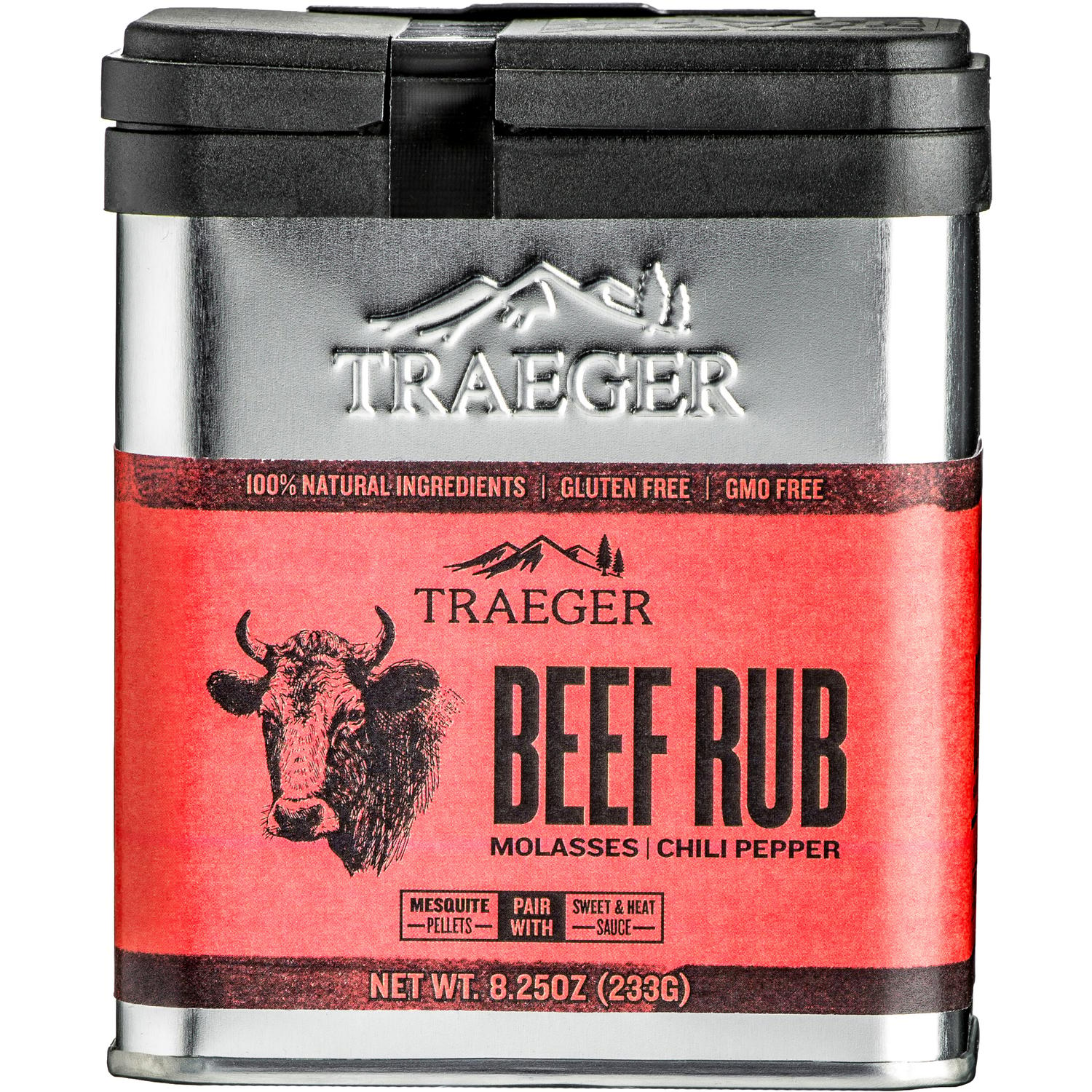 Traeger Molasses and Chili Pepper Beef Rub 8.25 oz.