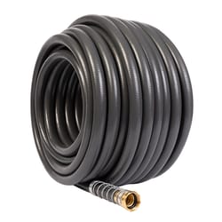 Gilmour Flexogen 5/8 in. D X 100 ft. L Heavy Duty Premium Grade Garden Hose Black