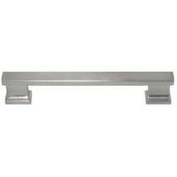 MNG Park Avenue Traditional Bar Cabinet Pull 8-13/16 in. Satin Nickel Silver 1 pk