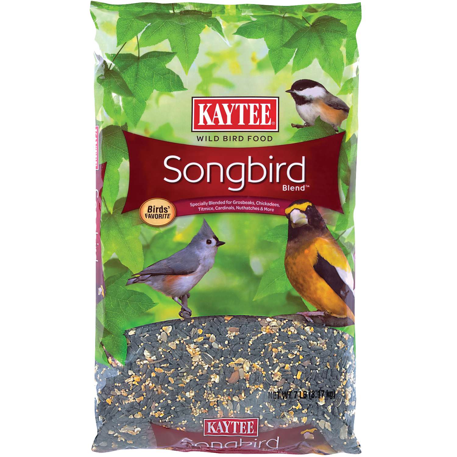 Kaytee Songbird Songbird Wild Bird Food Black Oil Sunflower Seed 7 lb