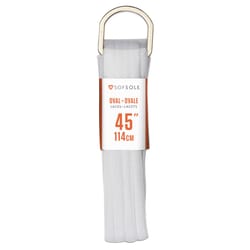 Sof Sole 45 in. White Shoe Laces