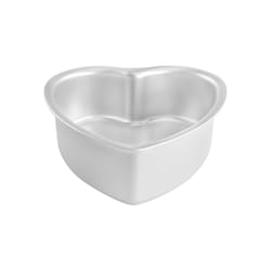 Fat Daddio's ProSeries 9 in. W X 9 in. L Heart Cake Pan Silver 1 pc