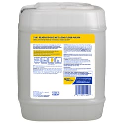 Zep Wet-Look No Scent Floor Finish Liquid 5 gal