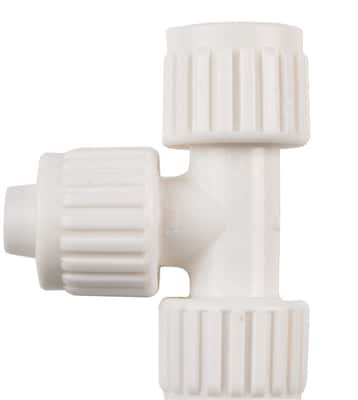 Flair It 1 2 In Pex X 1 2 In Dia Pex Pvc Tee Ace Hardware