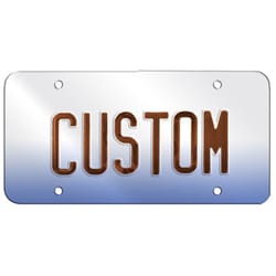 Custom Accessories Clear Polycarbonate License Plate Cover