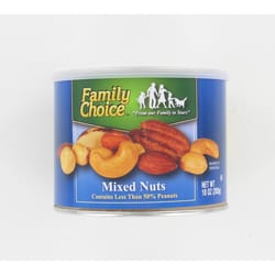 Family Choice Mixed Nuts 10 oz Can