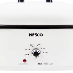 Nesco White Porcelain 18 qt Roaster Oven