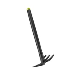 Crescent Garden 3 Tine Poly Cultivator-Hoe 17.3 in. Poly Handle