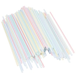 Chef Craft Assorted Plastic Straws