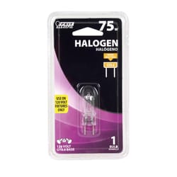 Feit 75 W T4 Tubular Halogen Bulb 1050 lm Warm White 1 pk