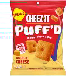 Cheez-It Puff'D Double Cheese Crackers 3 oz Bagged