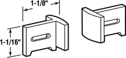 Prime-Line 1.125 in. L White Plastic Pocket Door Slide Guide 1 pk