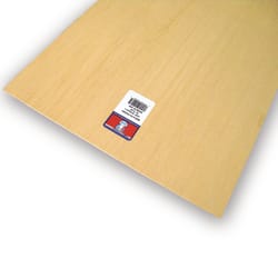 Midwest Products 3/32 in. X 12 in. W X 24 ft. L Plywood Sheet #2/BTR Premium Grade