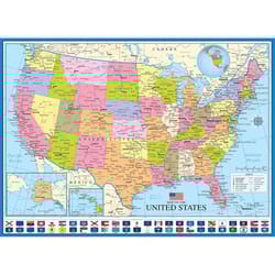 Eurographics Map of the United States of America Jigsaw Puzzles Multicolored 1000 pc