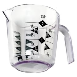 Chef Craft 2 cups Plastic Clear Measuring Cup