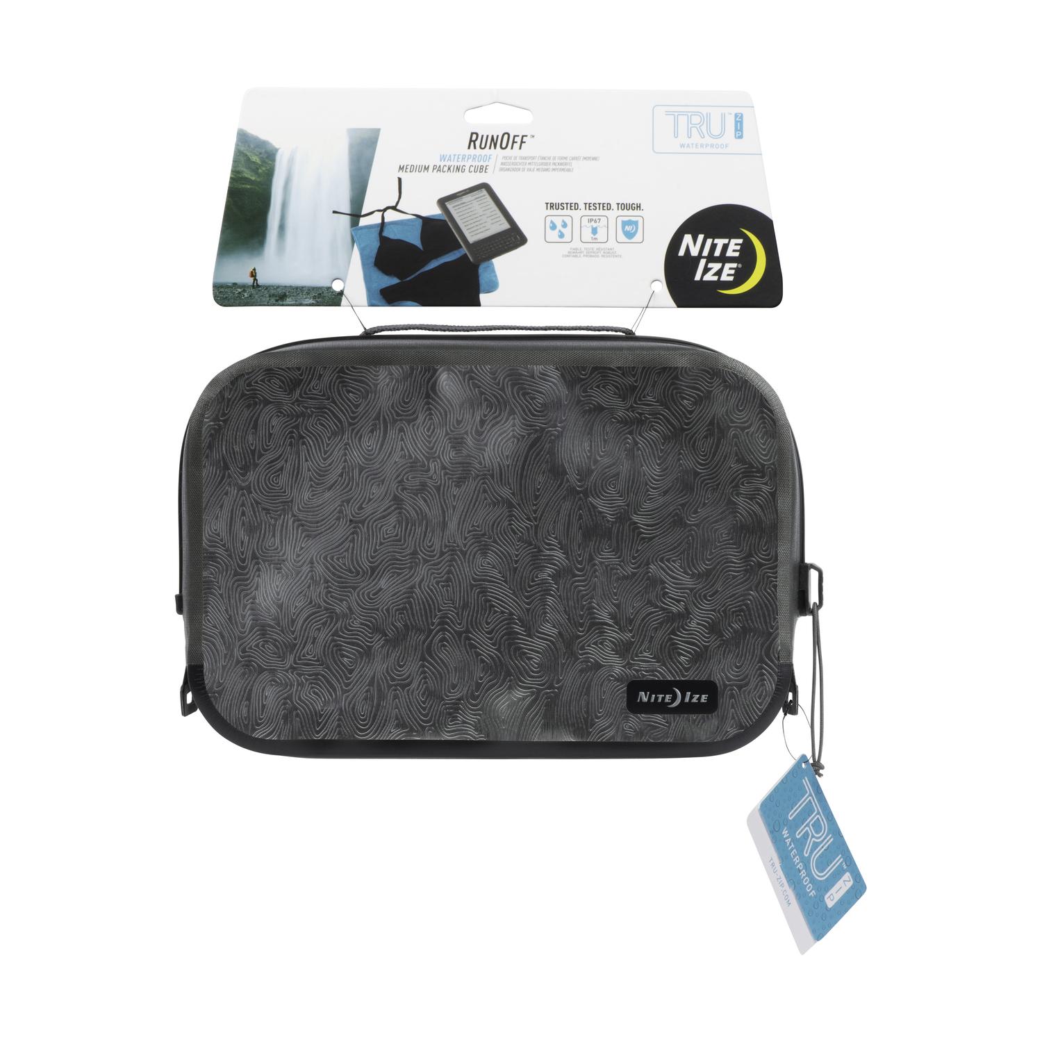 Nite Ize RunOff Black Packing Cube 6.4 in. H X 4 in. W X 11 in. L 4 pk Sansujyuku sansujyuku.com