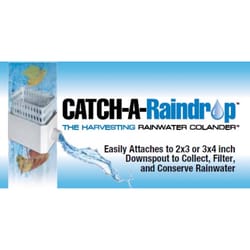 Amerimax 2.5 in. H X 4.25 in. W X 4.75 in. L White Plastic Rainwater Colander