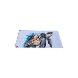 JB Enterprises Multicolored Polyblend Sea Turtle Beach Towel 1 pc