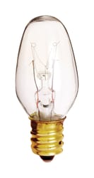 Satco 4 W C7 Nightlight Incandescent Bulb E12 (Candelabra) Soft White 1 pk