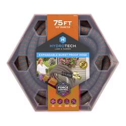 Hydrotech 5/8 in. D X 75 ft. L Medium Duty Professional Grade Expandable Lightweight Garden Hose