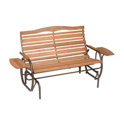 Amazon Com Cedar Porch Glider Bench Outdoor Patio Gliding Bench