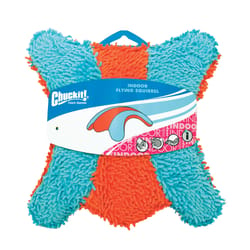 Chuckit! Blue/Orange Terrycloth Flying Squirrel Medium 1 pk