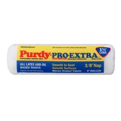Purdy White Dove Woven Fabric 9 in. W X 3/8 in. Paint Roller Cover 1 pk