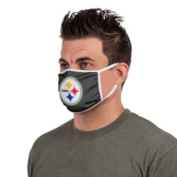 FOCO Household Multi-Purpose Pittsburgh Steelers Face Mask Multicolored 1 pk
