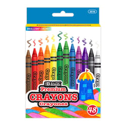 Bazic Products Premium Assorted Color Crayons 48 pk